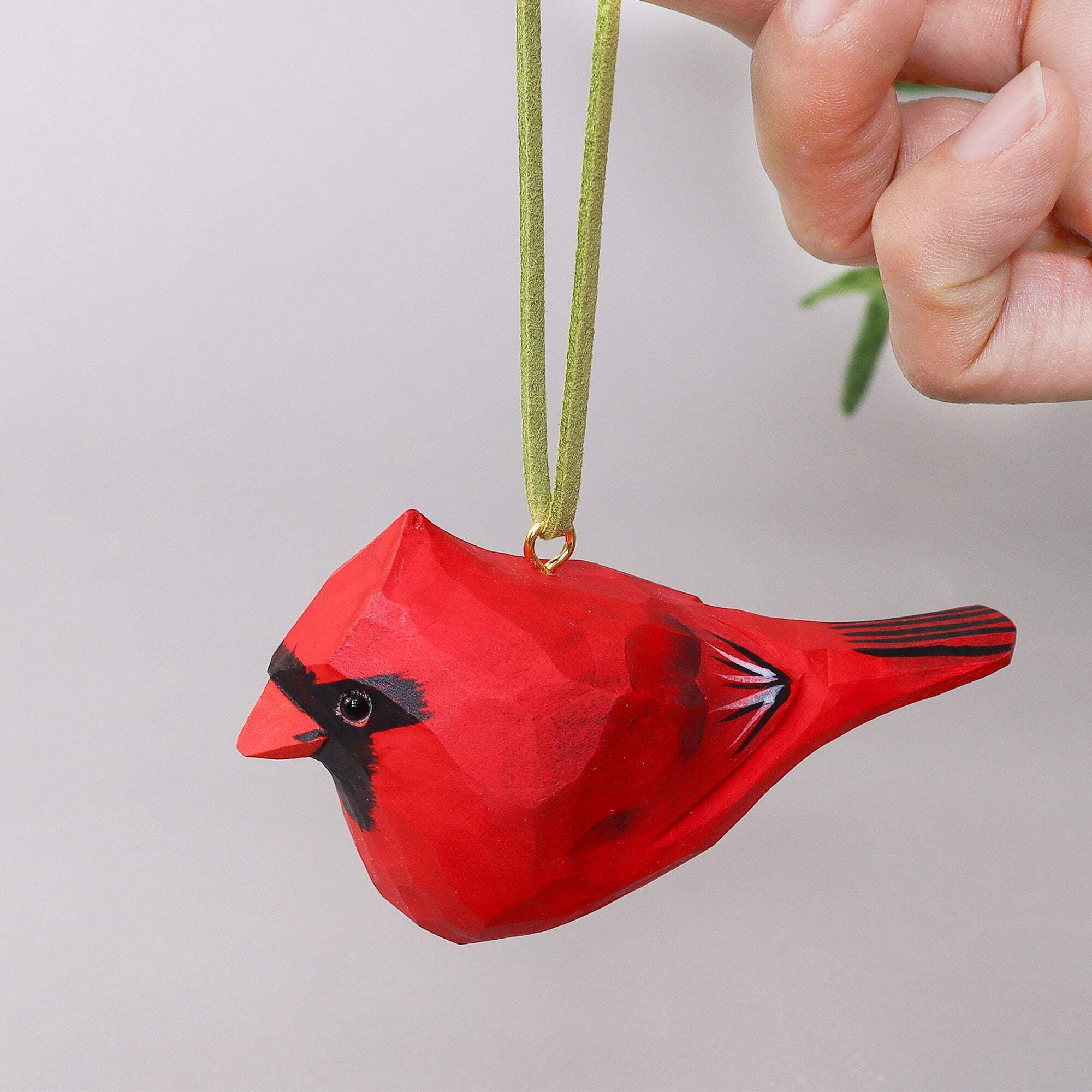 Hand-Carved Cardinal Bird DIY Painting Kit – Nature-Inspired Decor  Gifts