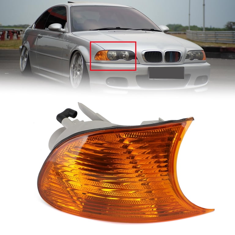 Buy Crystal Smoke Corner Signal Light Lamp For BMW 3 Series E46 Sedan