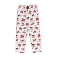 thumbnail image 4 of Goofa Birthday Cake Printed Soft Pajama Pants for Women, Wide Leg Comfy Casual Lounge Yoga Pants-Medium, 4 of 9
