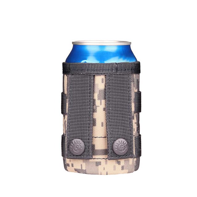 Greeniant Bolsa para botella al aire libre, latas, manga de cerveza, decoraciones para Bar KTV, bolsa para beber para acampar al aire libre, caza, bebida Escalada ACU digital Greeniant OD024234-03