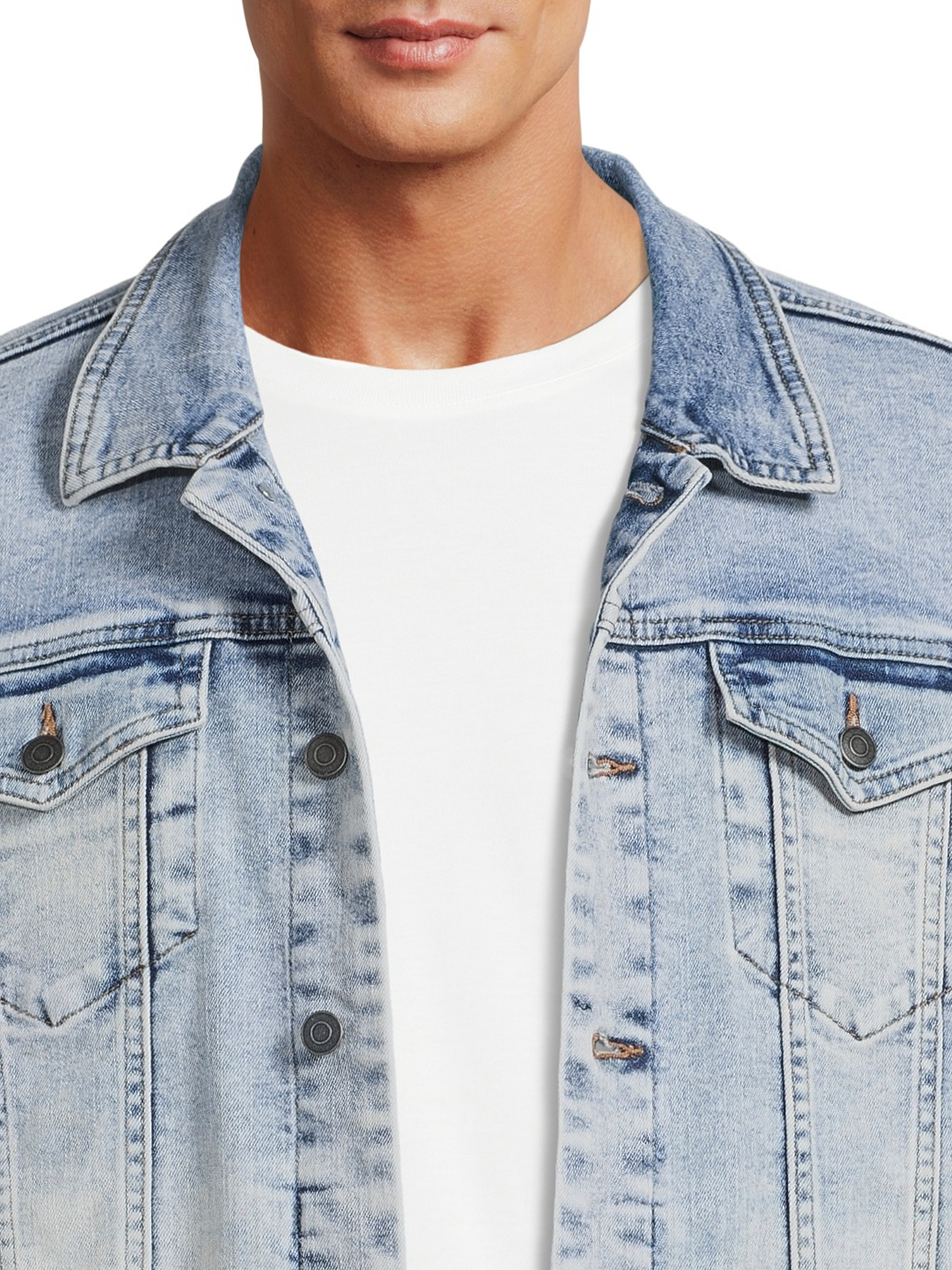 Source Men's Denim Jacket Cotton Spandex Jeans Jacket Blue Wholesale Custom  Men Denim Jean Jacket on m.