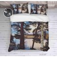 thumbnail image 3 of 3D Lago Árbol Paisaje Funda de edredón Set Ropa de cama Set Funda nórdica Fundas de almohada 123, 3 of 3