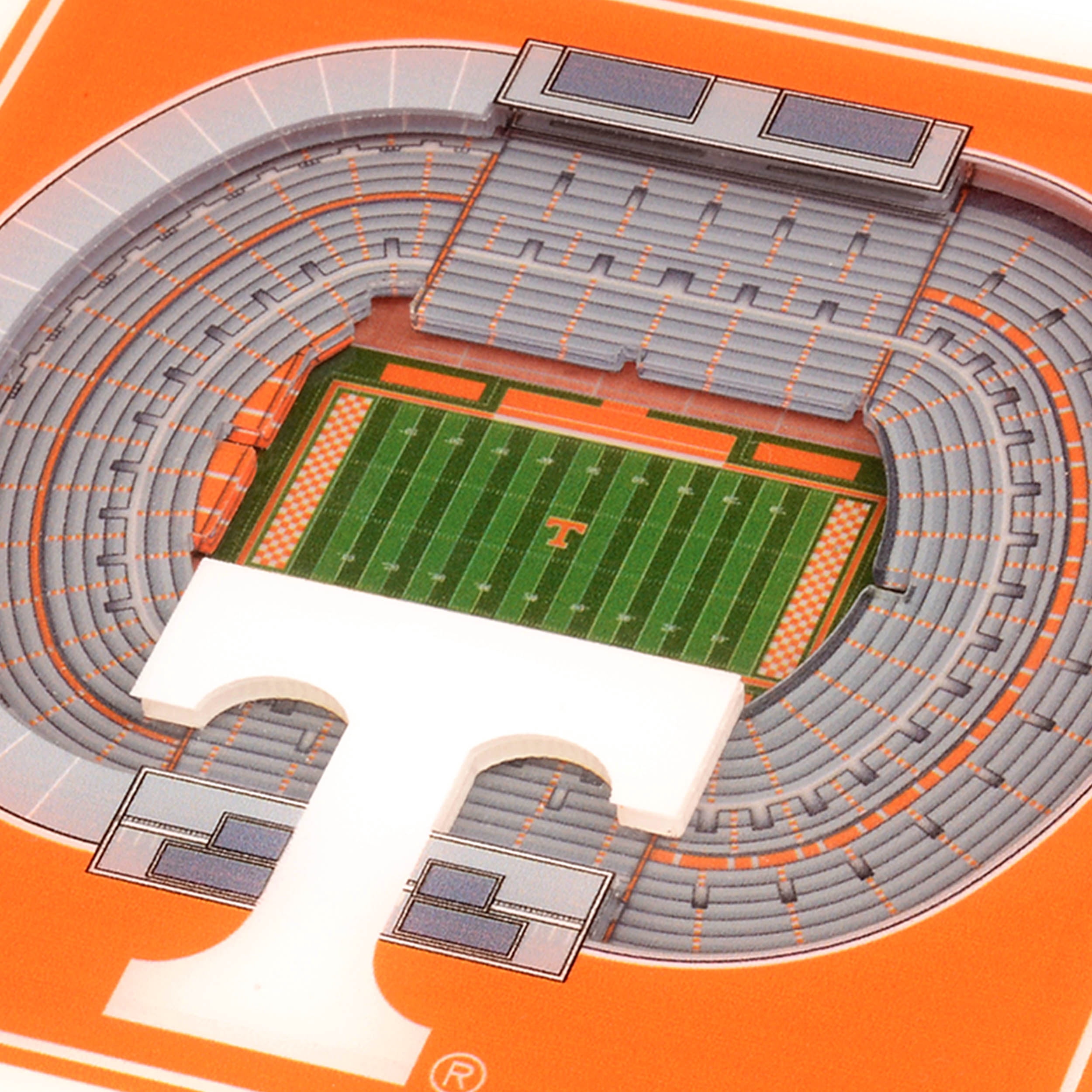 YouTheFan NCAA Tennessee Volunteers Stadiumview Cribbage