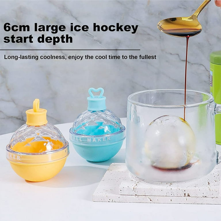 Ice Cube Molds TraysIce Ball Maker Mold Light Bulbs Ice Molds Silicone  Whiskey Ice Ball Maker Bulb Ice Hockey Mold for Juice 4PCS