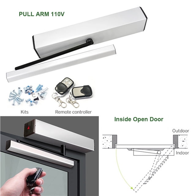 Smart Home Automatic Swing Door Opener Closer Electric Garage Gate Operator Optional Sensor Remote Control Big Gate Motor ,Ultra-Quiet Operation