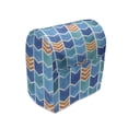 thumbnail image 1 of Abstract Stand Mixer Cover, Mosaic Tile Inspired Image Formed as Chevron Pattern Elements in Watercolor Style, Kitchen Appliance Organizer Bag Cover with Pockets, 5 Quarts, Multicolor, by Ambesonne, 1 of 4