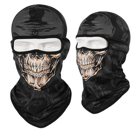 Balaclava Skull Full Face Mask UV Protection Sun Hood Tactical Ski Mask for Mens