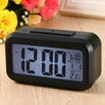 thumbnail image 4 of Nikou LED Réveil Numérique Snooze Horloge Électronique Horloge Portable Horloge pour Bureau Chevet Bureau, 4 of 5