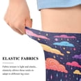 thumbnail image 4 of Dailycode Sheer Knee High Stockings for Women Colorful Cartoon Clouds, 4 of 7