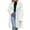 White, variant on Meichang Women Faux Fur Jacket Long Sleeve Collar Open Front Winter Coat Warm Shaggy Fluffy Outerwear Solid Thickened Sherpa Fleece Jacket Gray XXXL