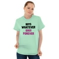 thumbnail image 3 of Boys Whatever Dogs Forever Pet Lover Women's Graphic T Shirt Tees Brisco Brands L, 3 of 6
