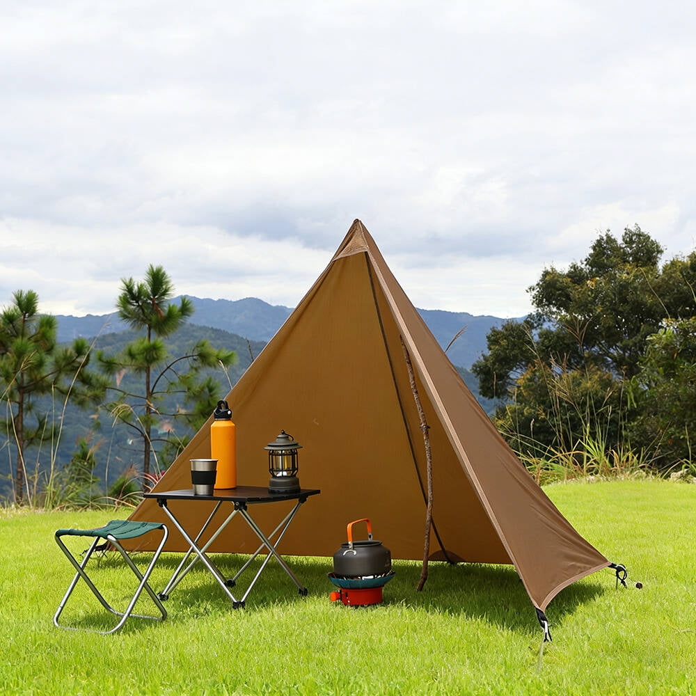 Lightweight Portable Camping Stove Windscreen 20D Nylon Flame-retardant Windshield Large Outdoor Wind Guard For  Cooking Backpacking Hiking Picnic BBQ