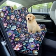 thumbnail image 2 of Xixirimido Boho Floral Car Backseat Cover Rear Bench Towel Cover Non-Slip Automotive Accessories for Sedans, SUVs, Vans Universal Car Seats Protector, 2 of 7