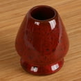 thumbnail image 2 of Matcha Tea Whisk Set - Bamboo Whisk and Deep Red with Black Whisk Holder Set, 2 of 6