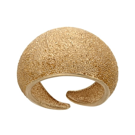 - Dome Ring in 24K Gold-Plated Sterling Silver