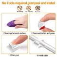 thumbnail image 3 of 60 clips de cable autoadhesivos transparentes para exteriores, organizador de clips de cable resistentes y duraderos, mini ganchos para cables, gestión de cables para coche, oficina y hogar,, 3 of 7