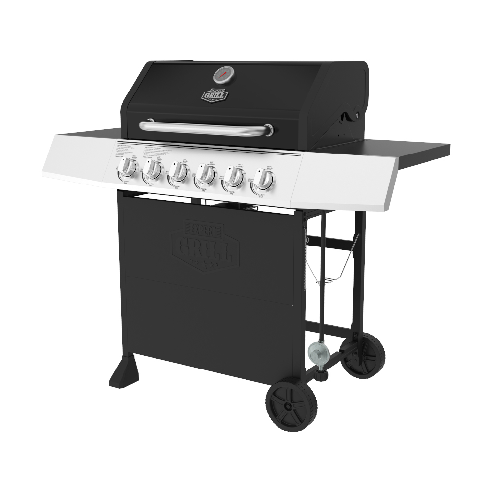 Expert Grill 6 Burner Propane Gas Grill in Black - image 2 of 15