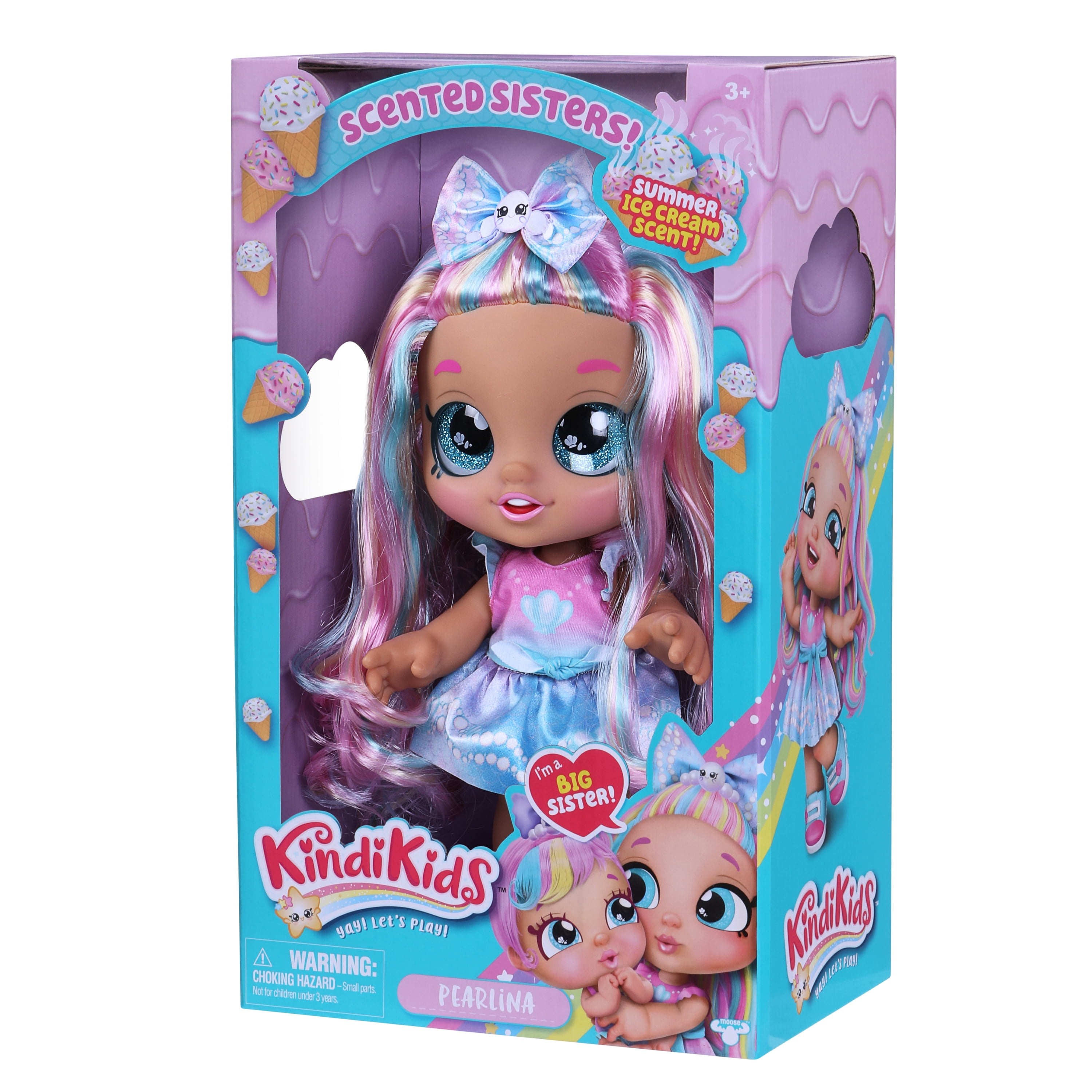 Kindi Kids, Scented Sisters 10 " Play Doll  Pearlina, Preschool, Girls, Ages 3+