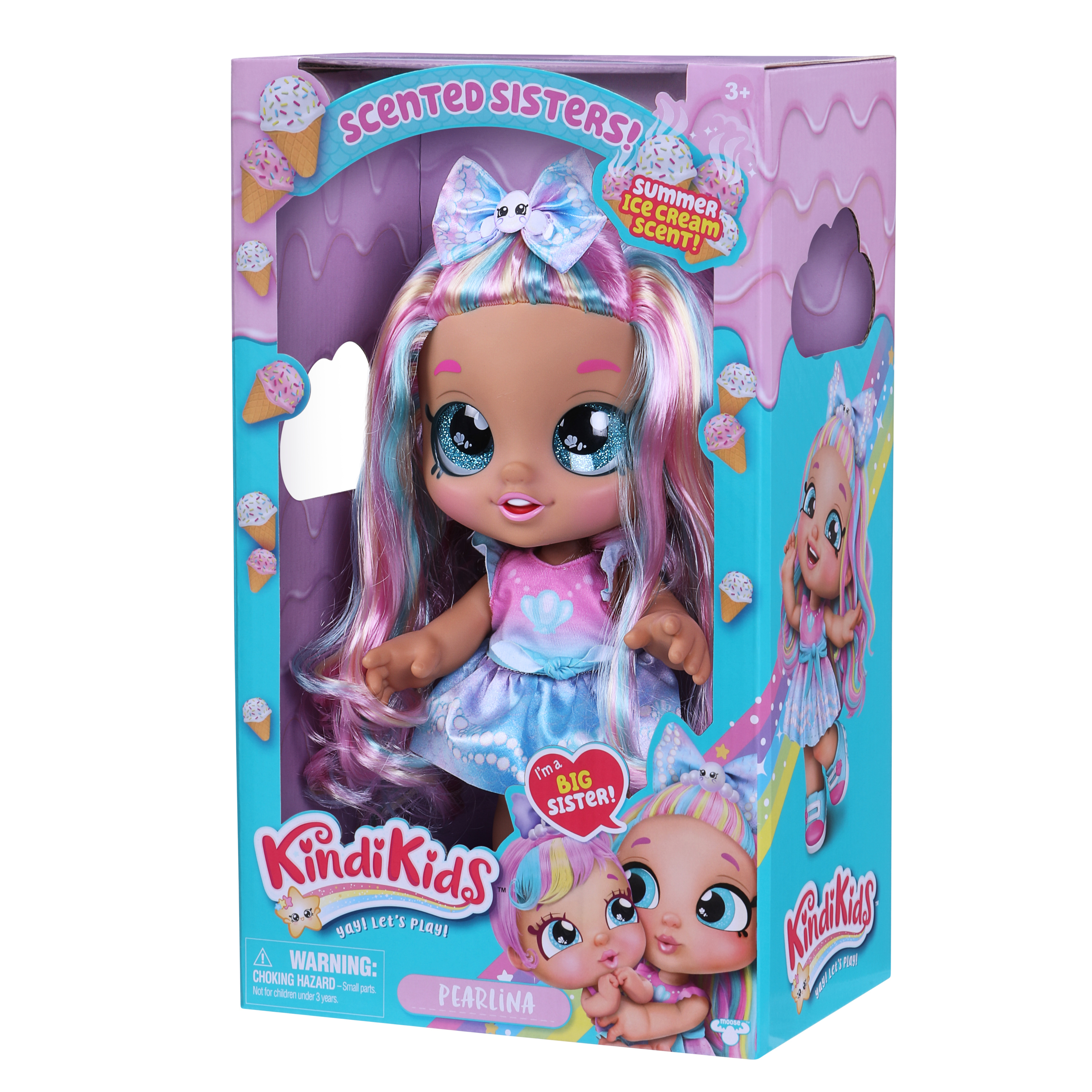 Kindi Kids, Scented Sisters 10 " Play Doll Pearlina, Preschool, Girls, Ages 3+ - image 5 of 6