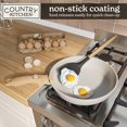 thumbnail image 4 of Juego de utensilios de cocina Country Kitchen con mango extraíble, apto para horno y caravana, mango de madera con moteado dorado crema, original, 4 of 5