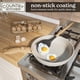 thumbnail image 4 of Juego de utensilios de cocina Country Kitchen con mango extraíble, apto para horno y caravana, mango de madera con moteado dorado crema, original, 4 of 5