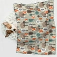 thumbnail image 6 of Yiaed Squirrels and Trees Print Dog Blankets-Cat Blanket Washable for Couch Protection,Puppy Blanket, Soft Plush Reversible Throw Furniture Protector-, 6 of 8