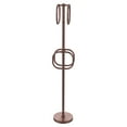 thumbnail image 2 of Allied Brass - Towel Stand with 4 Integrated Towel Rings in Brushed Bronze, 2 of 2