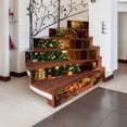 thumbnail image 4 of Pegatinas de escalera de Navidad 3D, pegatina de escalera extraíble creativa, pegatina de escalera de pasillo de Navidad para el hogar DIY oso de fresa Electrónica, 4 of 5