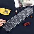 thumbnail image 3 of Cribbage Board Template 3.7x15 Inch 3-Track Clear Acrylic Router Templates with 2.7mm Hole Track Style Woodworking Project Kit DIY Router Guide Kit for Game Templates for Card Game DIY, 3 of 6