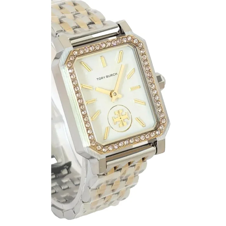 Tory Burch Eleanor TBW1514 Cream Dial Two Tone Double  display picture 1