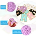 thumbnail image 3 of Parche de letra Uxcell Chenille, 10 piezas, parche de letra planchado, letra R, 3 of 5