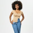 thumbnail image 7 of Eternatastic Women's Short Sleeve Tummy Control Bodysuits Sexy One Piece Square Neck Bodysuits, 7 of 7