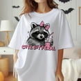 thumbnail image 2 of Cute But Feral Raccoon Shirt, Funny Raccoon Meme Shirt, Feral Girl T-Shirt, Cute Raccoon Lover Gift, 2 of 3