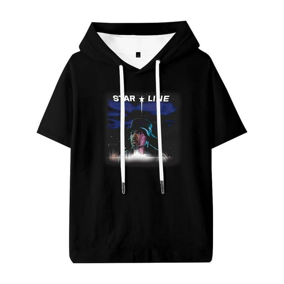 Chance The Rapper Star Line Album Merch Hooded T-Shirts Women Men Short Sleeve Tee Casual Fashion Clothes