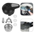 thumbnail image 1 of BESTYASH Black Silicone Float Valve Kit for Pressure Cooker Accessories with Anti Blocking Feature, 1 of 6