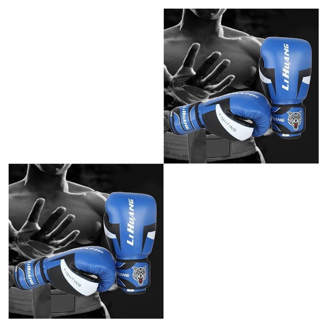 Greeniant Guantes de entrenamiento de boxeo para hombres y mujeres Sparring Kickboxing GYM Punching 10oz Red Type1 NO1