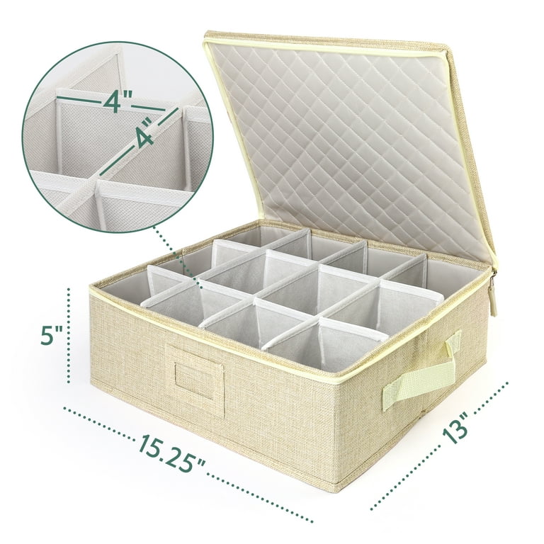 Generic Cup and Mug Storage Box,protects for 12 Coffee Mugs and