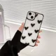 thumbnail image 5 of Funda blanda con diseño de cuadros y corazones de amor para iPhone 11, 12, 13 Pro Max, X, XR, XS Max, 6, 7, 8 Plus, protección de lente transparente, 5 of 5