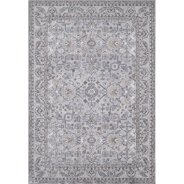 Rug Ease Abrina Grey and Beige Area rug
