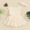 thumbnail image 6 of New Born Clothes Baby Girl Baby Girl Dress Heart Puff Sleeve Tulle Romper Dresses Newborn Outfit, 6 of 8