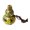 05 flower glaze yell, variant on Ceramic Ocarina in Key of C for Beginners, Six Hole Small Wind Instrument with Lanyard for Music Lessons and Home Study