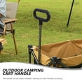 thumbnail image 3 of Portable Wagon Handle for Replacement Camping Cart Handle ABS Black Lightweight Ergonomic, 3 of 8