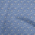 thumbnail image 1 of oneOone Rayon Medium Blue Fabric Floral Sewing Fabric By The Yard Printed Diy Clothing Sewing Supplies 56 Inch Wide, 1 of 4