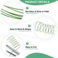 thumbnail image 2 of Alambre de joyería de 0.4 mm, calibre 26, 328 pies de alambre de manualidades de cobre para hacer joyas/plantar/tejer/manualidades DIY, alambres de metal suave [100M, verde], 2 of 7