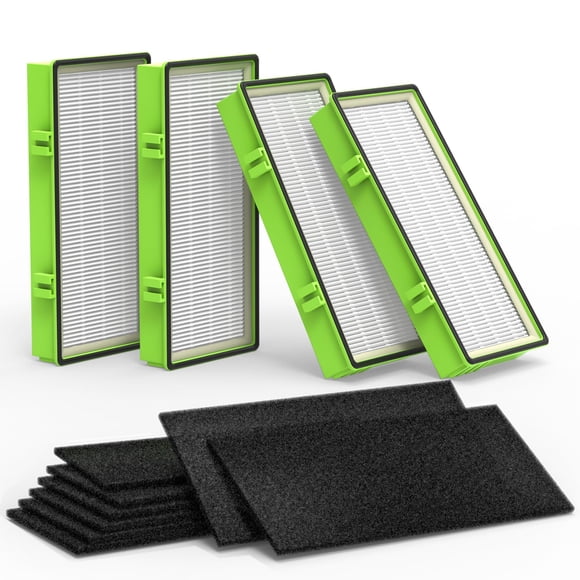 Filtro purificador de aire Colorfullife 4 True HEPA + 8 Prefiltro