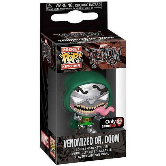 Funko POP! Marvel Venomized Dr. Doom Keychain