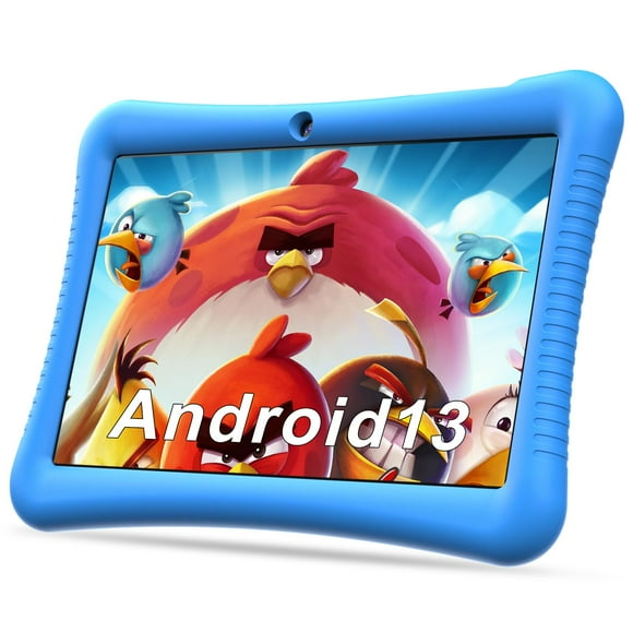 Fivahiva Kids Tablet, 10.1 inch Android 13 Tablet for Kids 2-12 Ages, 32GB (Expandable to 128GB), Dual Cameras, GPS, Google Kids Space, Pre
