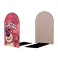 thumbnail image 2 of Oso Lotso Sujetalibros decorativos temáticos, tope para estantería con base antideslizante, uso dual para hogar y oficina - 2 piezas, 2 of 6