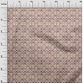 thumbnail image 3 of oneOone Cotton Poplin White Fabric Asian Kilim Sewing Material Print Fabric By The Yard 42 Inch Wide, 3 of 5