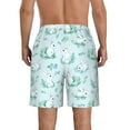thumbnail image 3 of Naloa Rabbit And Dragonfly Men's Beach Shorts, Surfing shorts, Swim trunks, Quick Dry Swim Trunks for Surfing Beach Fun - X-Large, 3 of 9